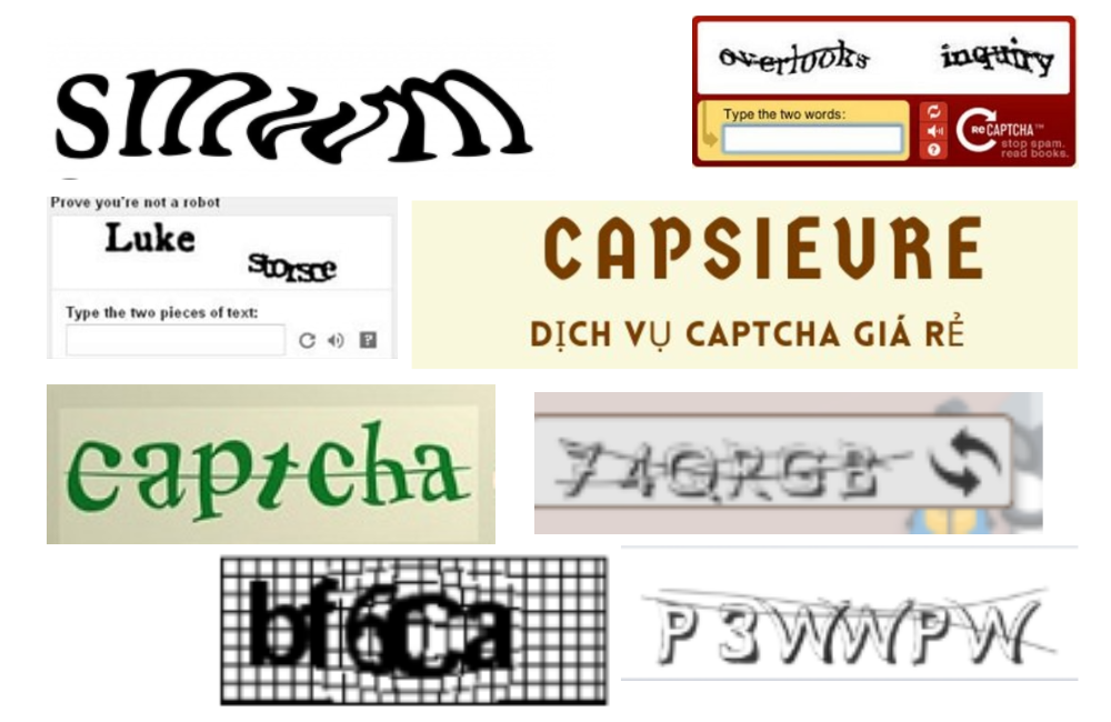 Tổng hợp các loại captcha phổ biến hiện nay và cách giải captcha tự động